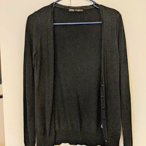 Bershka Black Button-up Cardigan